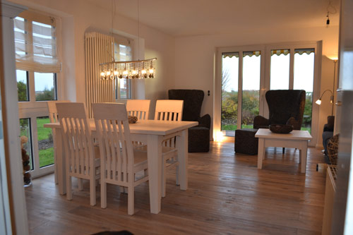 Ferienhaus Sandkorn Carolinensiel - Wohn - Essbereich